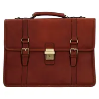 Pánska kožená aktovka Katana Maness - koňak