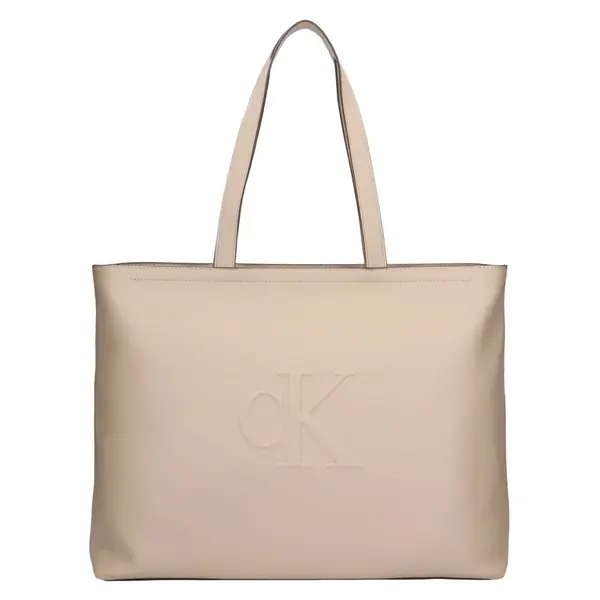 Dámská kabelka Calvin Klein Jeans Halla - béžová