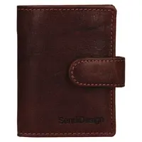 Pánská kožená peněženka SendiDesign Klonnt - hnědá