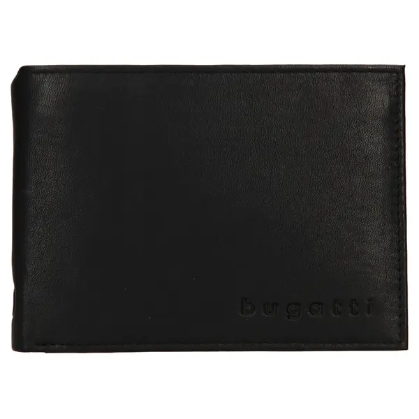 Pánská kožená peněženka Bugatti Berle - černá