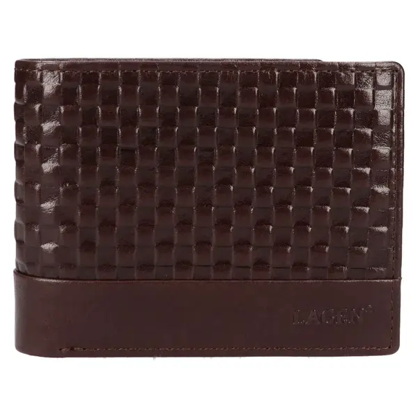 Pánska kožená peňaženka Lagen Telmo - hnedá