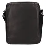 Pánska kožená taška cez rameno SendiDesign Aposto - čierna