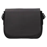 Kožená dámska crosbody kabelka Katana Alix - čierna