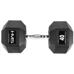 HMS PREMIUM 40 KG HEXAGONÁLNÍ JEDNORUČKA Hexagonální jednoručka, černá, velikost 40 KG