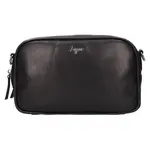 Dámská kožená crosbody kabelka Lagen Silvera - černá