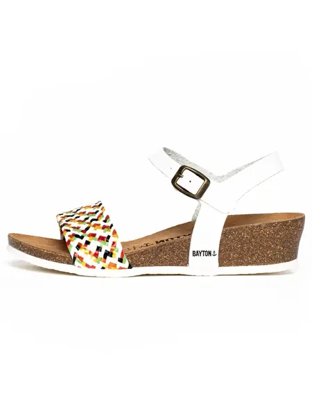 Bayton Sandále 'LEGANES'  zmiešané farby / biela