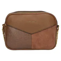 Dámská crossbody kabelka David Jones Electe - hnědá