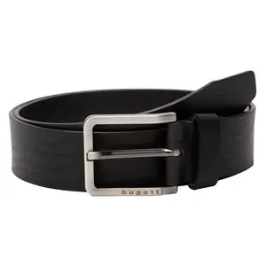 Kožený pánský opasek Bugatti Lucius - černá