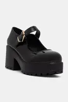 Lodičky Koi Footwear TIRA Black Mary Jane Shoes Patent Edition