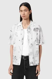 AllSaints  Košile s příměsí lnu  TERRA