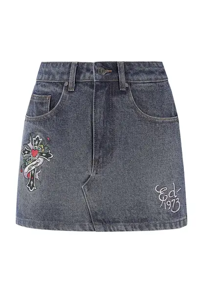 Ed Hardy Sukňa  indigo
