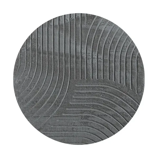 Novel KOBEREC S VYSOKÝM VLASEM, 160 cm antracitová