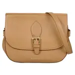 Dámska crossbody kožená kabelka Burkely Moja - béžová
