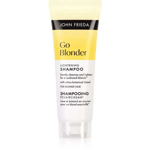 John Frieda Go Blonder Lightening Shampoo zesvětlující šampon pro blond vlasy 75 ml