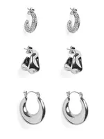 PIECES Náušnice 'PCJENNY'  strieborná