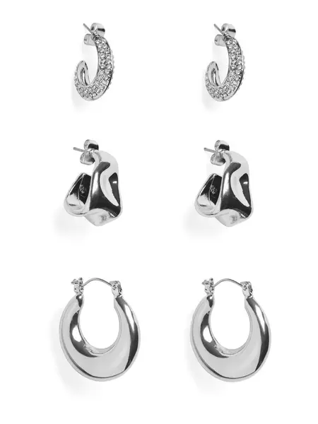 PIECES Náušnice 'PCJENNY'  strieborná