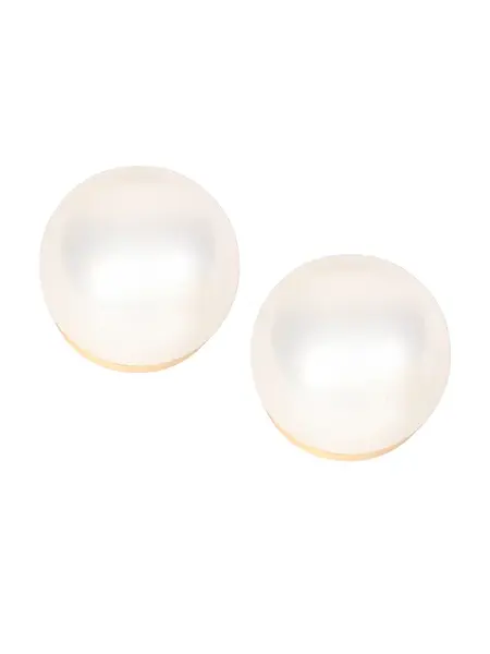 SOHI Náušnice 'Aubriella'  perlovo biela
