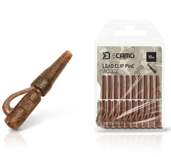 Delphin závěsky scamo pinc woodz klip na olovo 10 ks