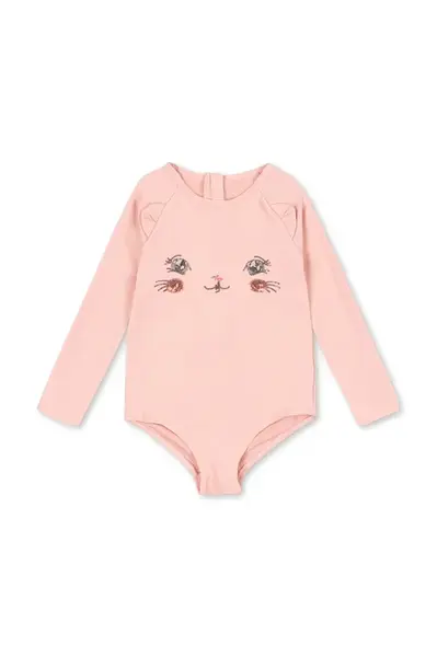 Konges Sløjd  Jednodielne detské plavky  KITTY LS SWIMSUIT GRS