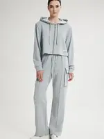 4TAILORS Kapsáče 'Flow'  sivá melírovaná