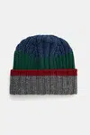 Vlněná čepice United Colors of Benetton šedá barva, z husté pleteniny, 123MKA00Q