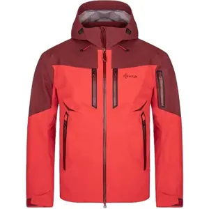 KILPI HASTAR Pánská outdoorová nepromokavá bunda, červená, velikost XXXL