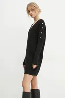 Šaty z vlněné směsi Morgan RMHIVER