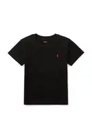 Dětské bavlněné tričko Polo Ralph Lauren černá barva, 322832904036