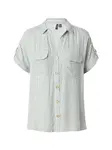 VERO MODA Blúzka 'VMBumpy'  tmavozelená / biela