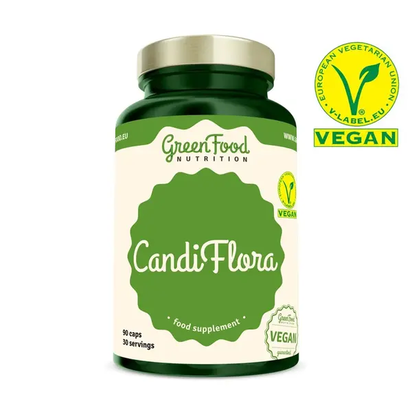 GreenFood Nutrition CandiFlora 90 kapslí