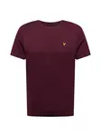 Lyle & Scott Tričko  burgundská
