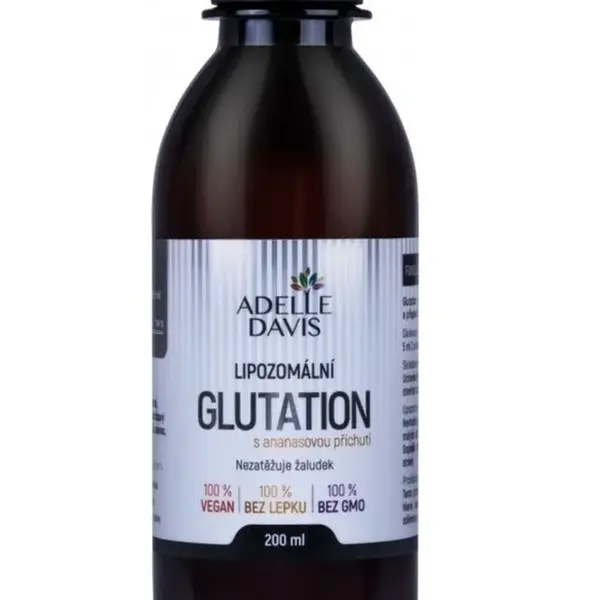 Adelle Davis Lipozomální Glutation příchuť ananas 200 ml