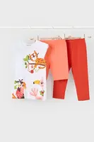 Dětská bavlněná souprava Mayoral oranžová barva, 3712