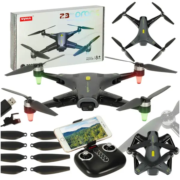 RC dron s kamerou Syma Z3Pro WiFi 2.4GHz so sklápacími vrtuľami a HD kamerou