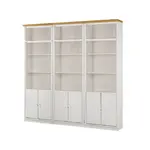 MID.YOU KNIHOVNA, barvy borovice, medová, borovice, 223/222/34 cm