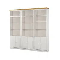 MID.YOU KNIHOVNA, barvy borovice, medová, borovice, 223/222/34 cm