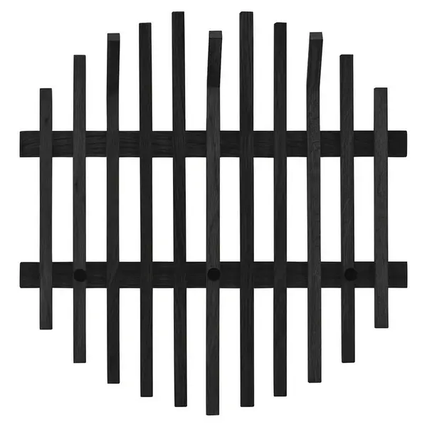 ŠATNÍ PANEL, černá, dub, 58/60/11 cm