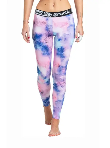 Meatfly dámské termo kalhoty Taro Purple Aquarel | Fialová | Velikost L