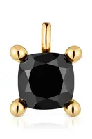 Pozlacený stříbrný přívěsek Tous Color Black 1004234900