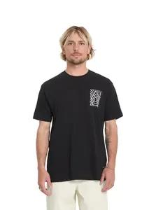 Volcom pánské tričko Radiaton Sst Black | Černá | Velikost M | 100% bavlna