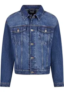 Urban Classics Prechodná bunda  modrá denim