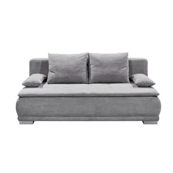 MID.YOU ROZKLÁDACÍ POHOVKA, textil, barvy stříbra