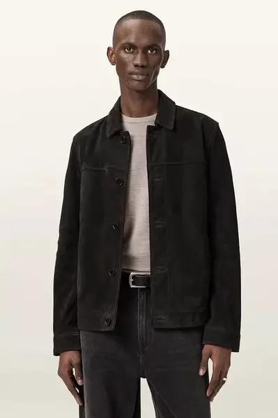 AllSaints Kožená bunda AllSaints NATES