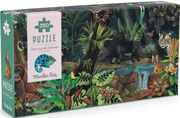 Puzzle V deštném pralese - 350 pcs