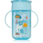 Suavinex Forest 360° tréninkový hrnek s držadly 12 m+ Blue 340 ml