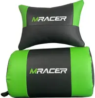 MERCURY Sada polštářků Mracer koženka černo-zelená