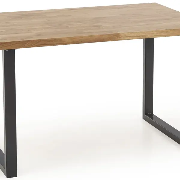HALMAR Jídelní stůl RADUS masiv přírodní dub 140x85 cm