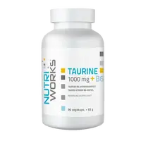 NutriWorks Taurine 1000mg + B6 - 90 kapslí
