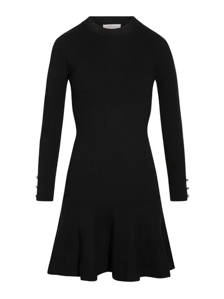 Morgan Pletené šaty  čierna
