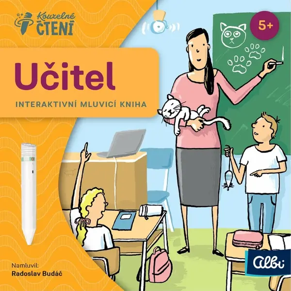 Minikniha povolání - Učitel - Kouzelné čtení Albi